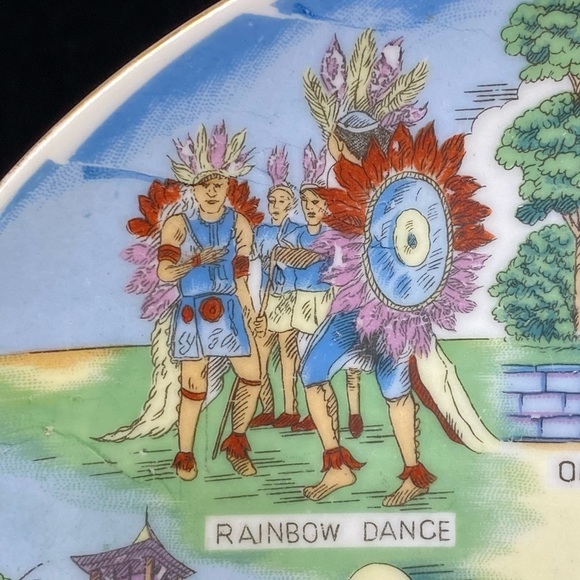 Vintage, 8.25” New Mexico Souvenir State China Hanging Plate - Picture 9 of 16